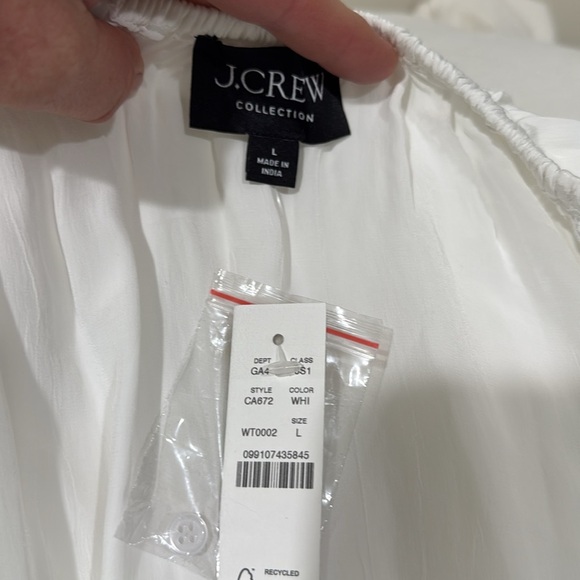 J.Crew Collection NWT sheer Maxi dress Viscose szL season 24 - Picture 3 of 8